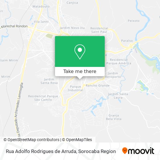 Mapa Rua Adolfo Rodrigues de Arruda