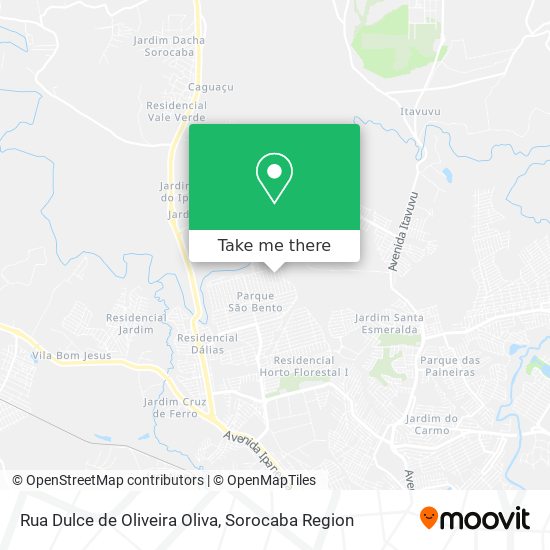 Rua Dulce de Oliveira Oliva map