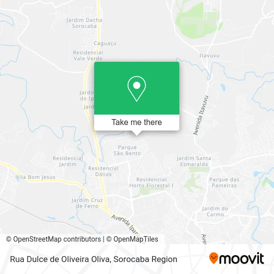 Rua Dulce de Oliveira Oliva map