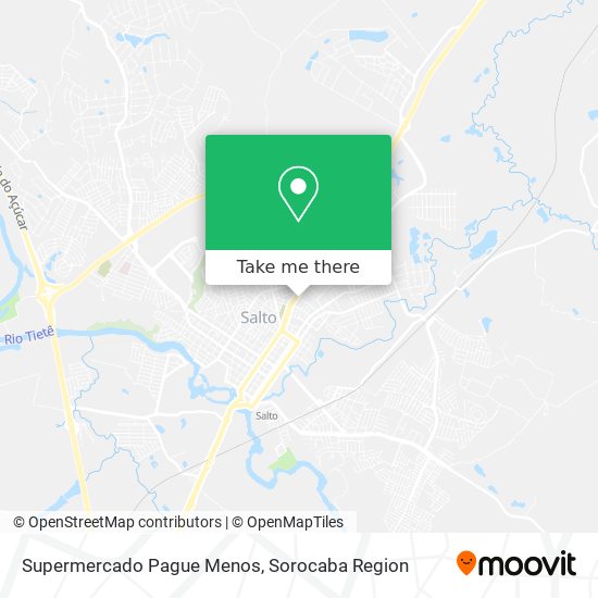 Supermercado Pague Menos map