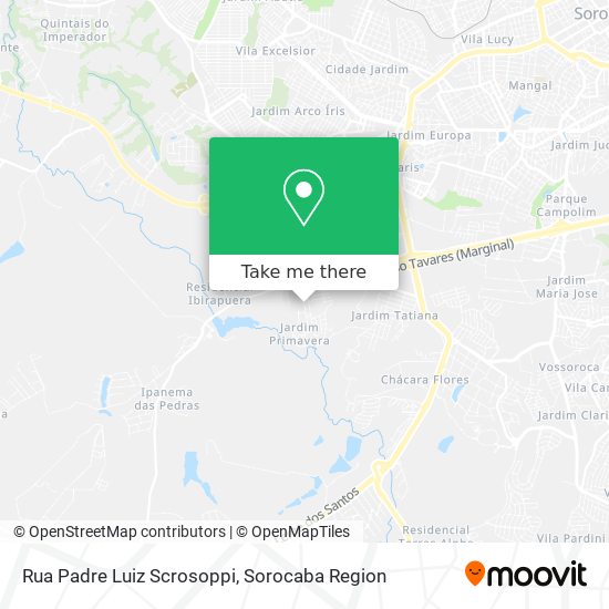 Rua Padre Luiz Scrosoppi map