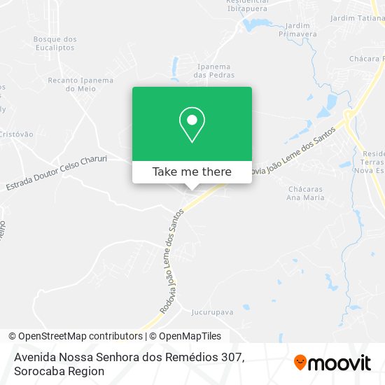 Avenida Nossa Senhora dos Remédios 307 map