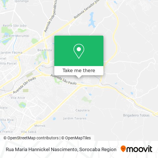 Rua Maria Hannickel Nascimento map