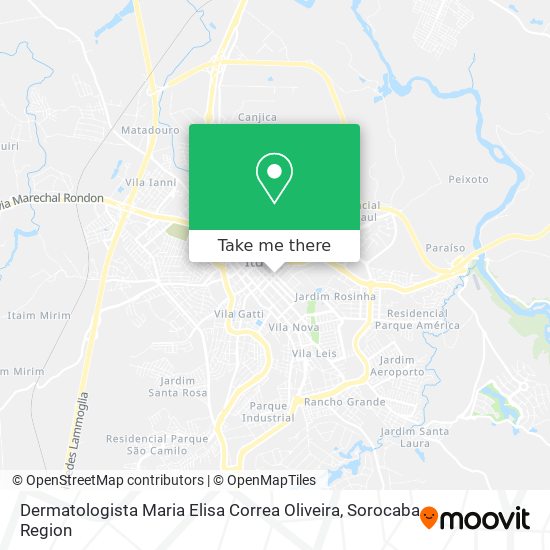Dermatologista Maria Elisa Correa Oliveira map