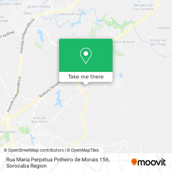 Mapa Rua Maria Perpétua Pinheiro de Morais 156
