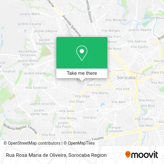 Rua Rosa Maria de Oliveira map