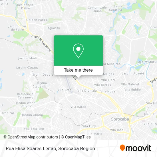 Rua Elisa Soares Leitão map