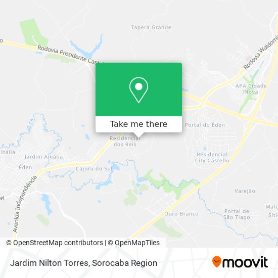 Mapa Jardim Nilton Torres