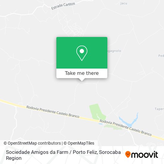 Mapa Sociedade Amigos da Farm / Porto Feliz