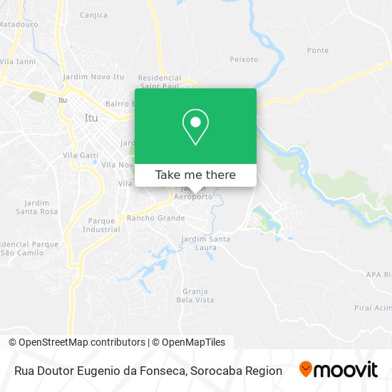 Rua Doutor Eugenio da Fonseca map