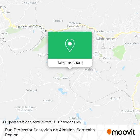 Rua Professor Castorino de Almeida map