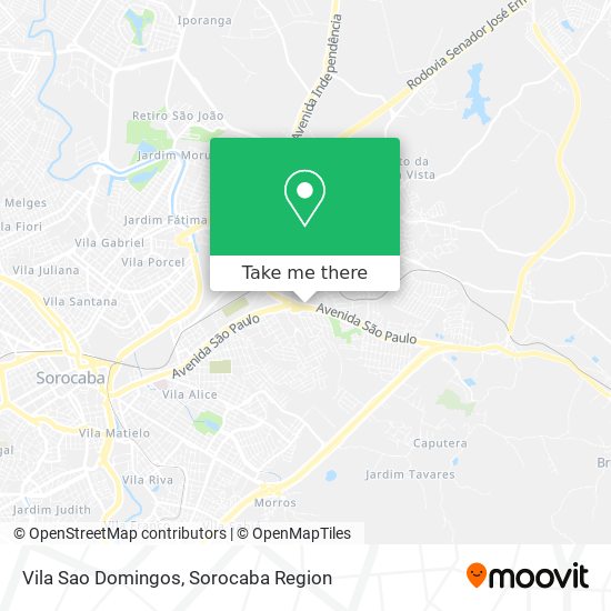 Vila Sao Domingos map