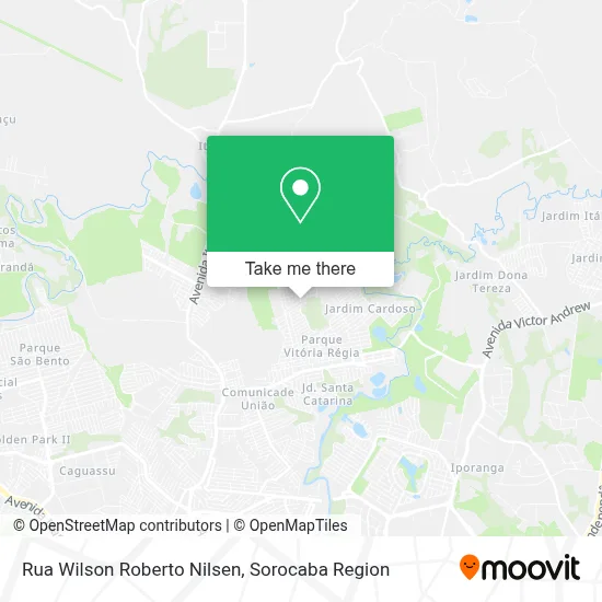 Rua Wilson Roberto Nilsen map