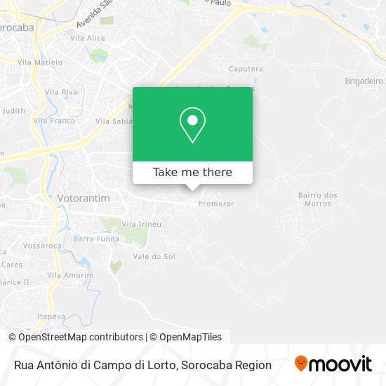 Rua Antônio di Campo di Lorto map