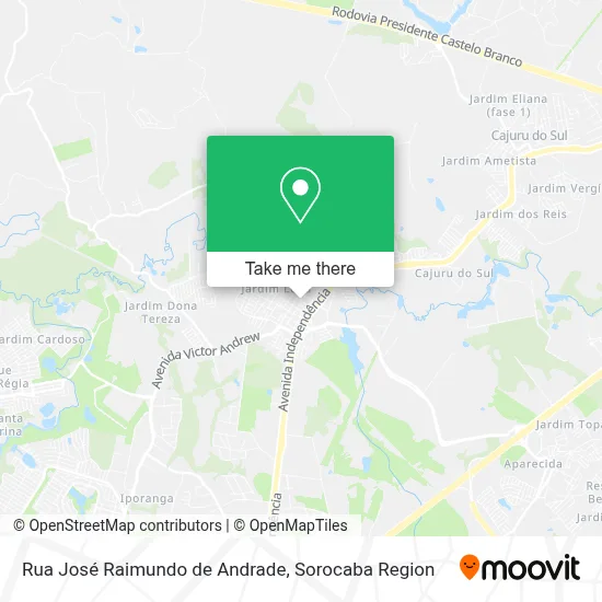 Rua José Raimundo de Andrade map
