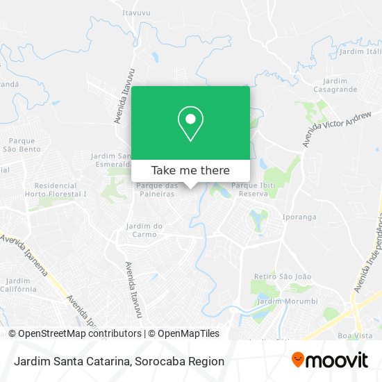 Jardim Santa Catarina map