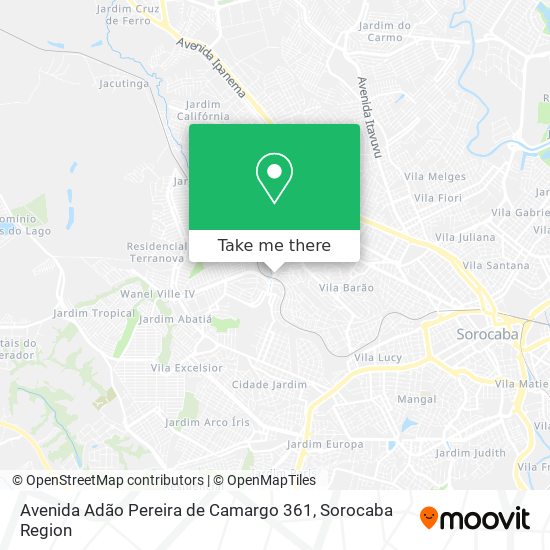 Avenida Adão Pereira de Camargo 361 map