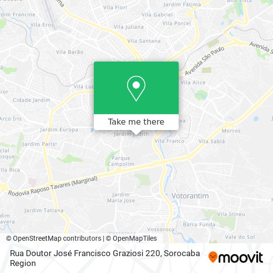 Rua Doutor José Francisco Graziosi 220 map