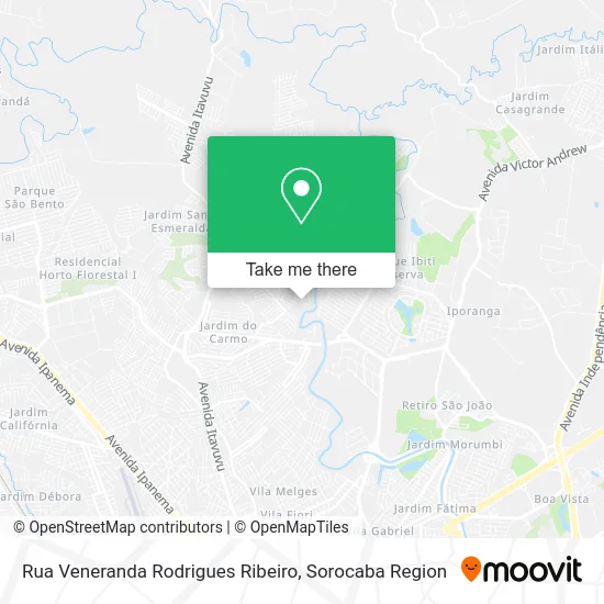 Rua Veneranda Rodrigues Ribeiro map
