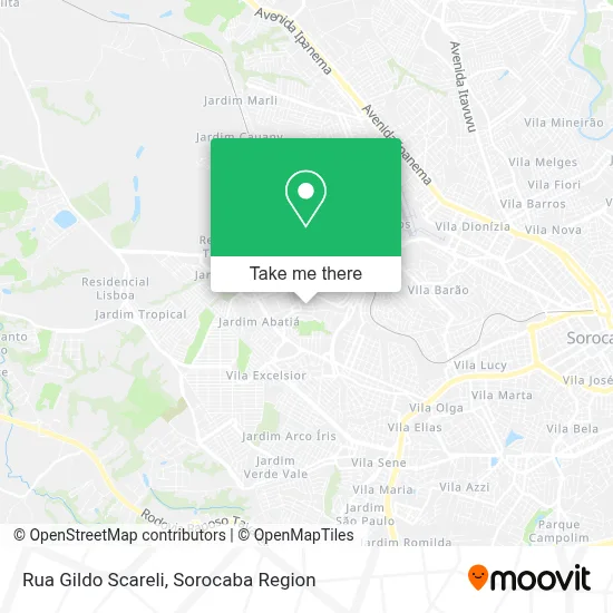 Rua Gildo Scareli map
