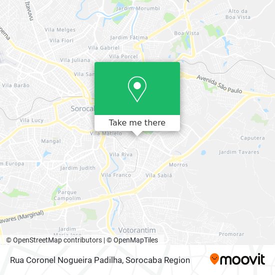 Rua Coronel Nogueira Padilha map
