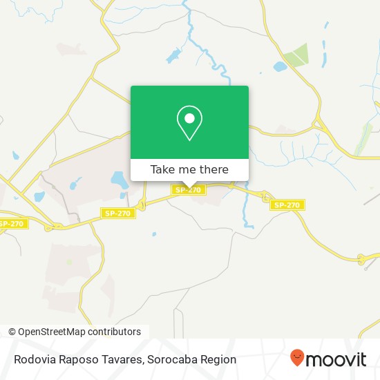 Rodovia Raposo Tavares map