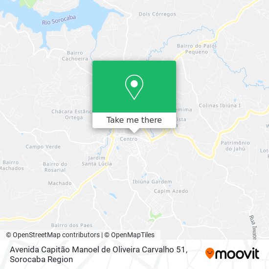 Avenida Capitão Manoel de Oliveira Carvalho 51 map