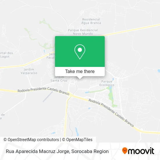 Rua Aparecida Macruz Jorge map