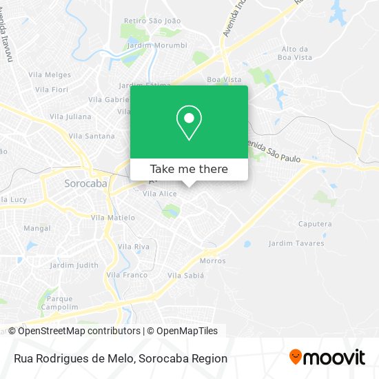 Rua Rodrigues de Melo map