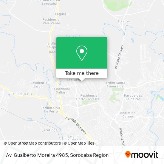 Mapa Av. Gualberto Moreira 4985