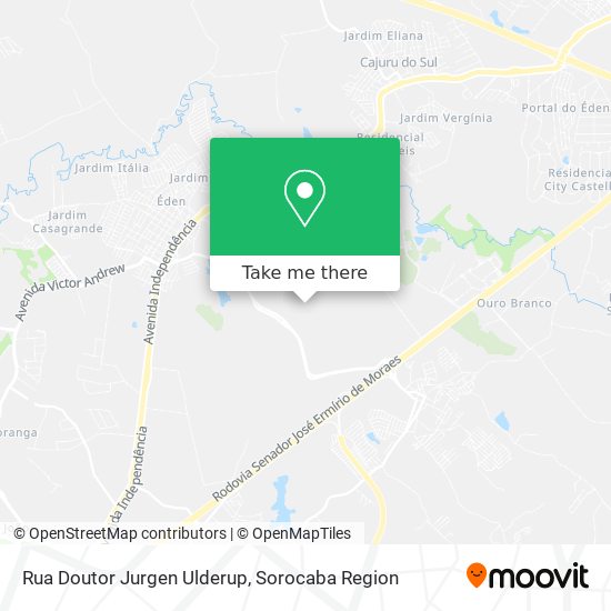 Rua Doutor Jurgen Ulderup map