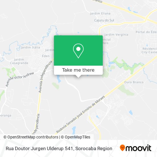 Rua Doutor Jurgen Ulderup 541 map