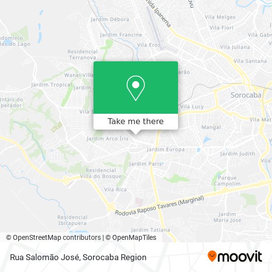 Rua Salomão José map