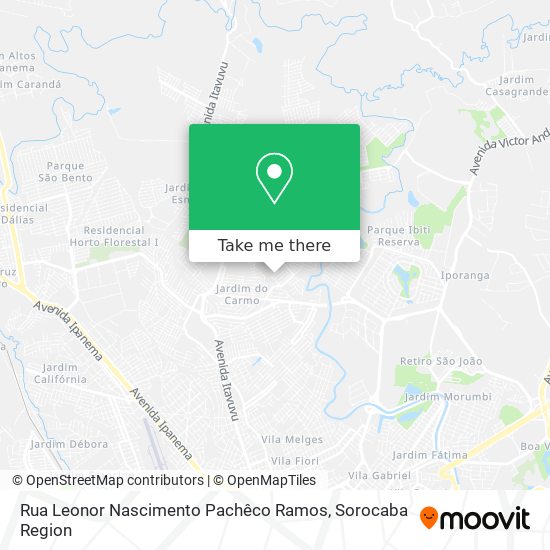 Rua Leonor Nascimento Pachêco Ramos map