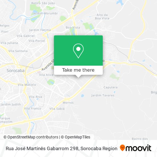 Rua José Martinês Gabarrom 298 map
