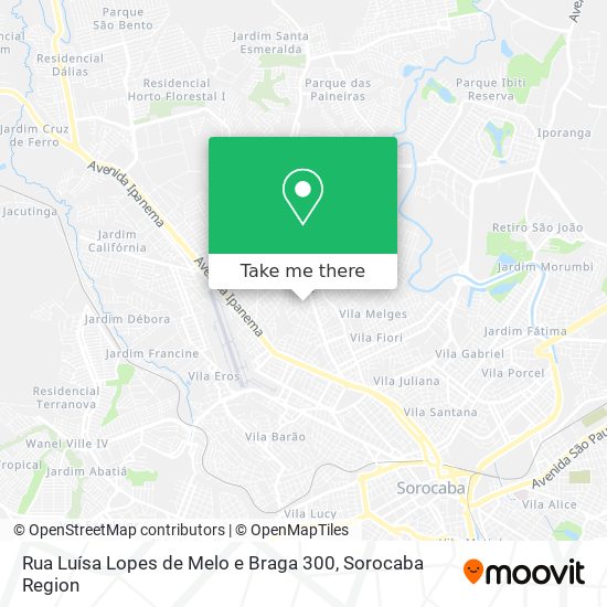 Rua Luísa Lopes de Melo e Braga 300 map