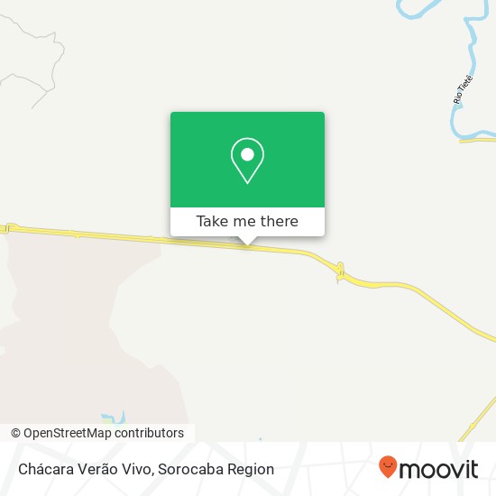 Chácara Verão Vivo map