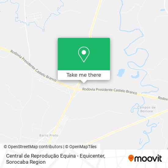 Central de Reprodução Equina - Equicenter map