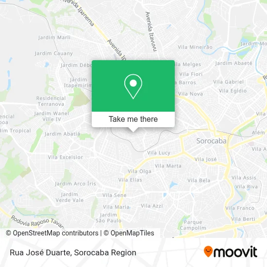Rua José Duarte map