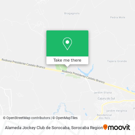 Alameda Jockey Club de Sorocaba map