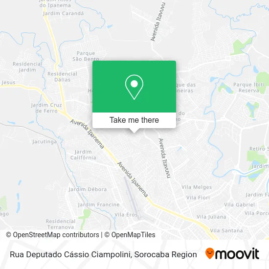 Rua Deputado Cássio Ciampolini map