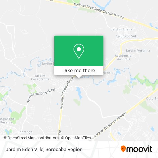 Mapa Jardim Eden Ville