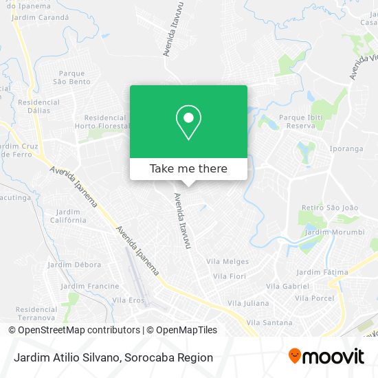 Jardim Atilio Silvano map