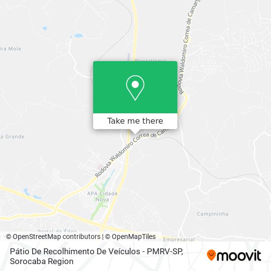 Pátio De Recolhimento De Veículos - PMRV-SP map