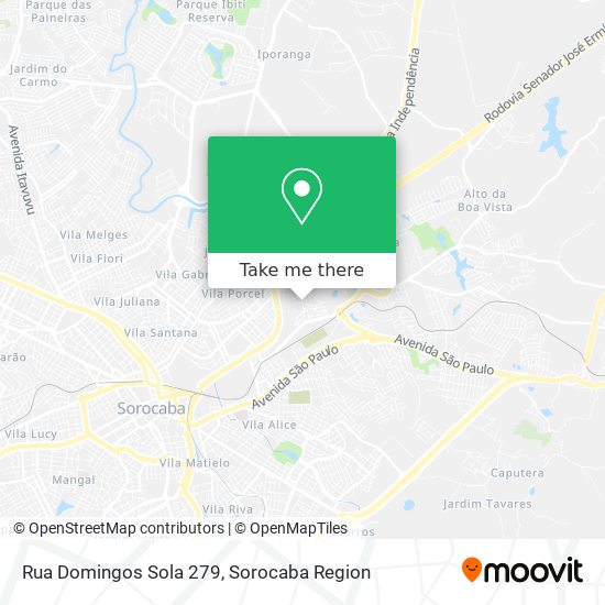Mapa Rua Domingos Sola 279