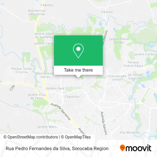 Rua Pedro Fernandes da Silva map
