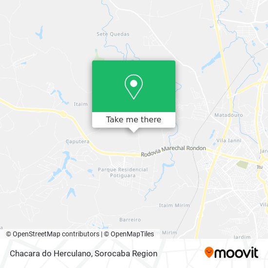 Chacara do Herculano map