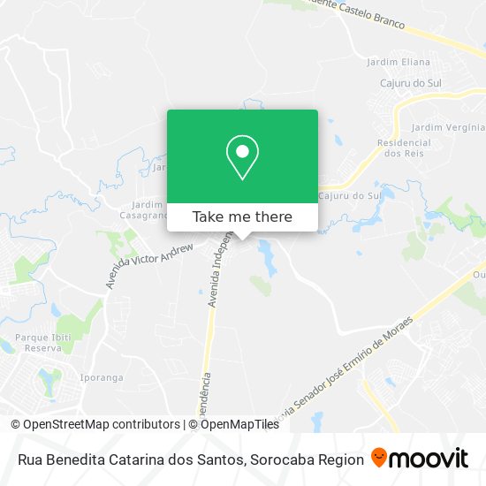Rua Benedita Catarina dos Santos map