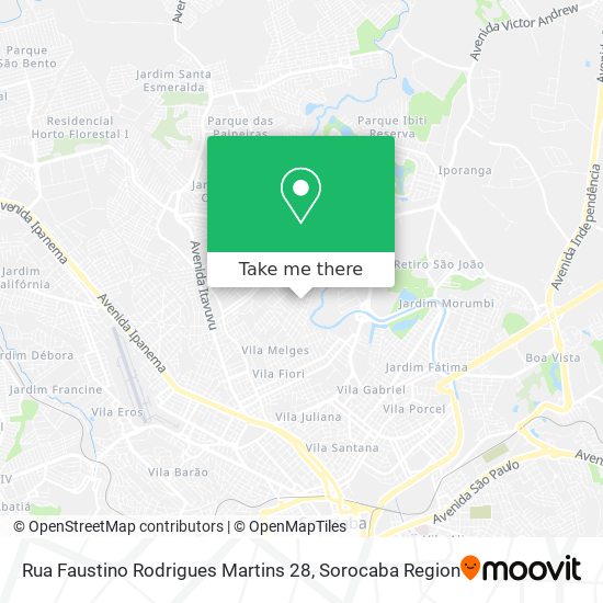 Rua Faustino Rodrigues Martins 28 map