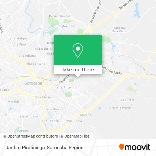 Jardim Piratininga map